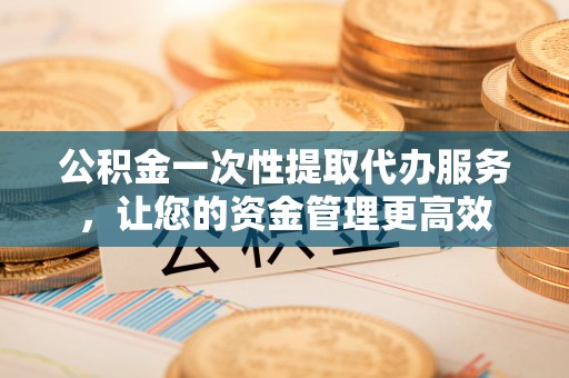 新巴尔虎左旗公积金一次性提取代办服务，让您的资金管理更高效