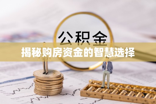新巴尔虎左旗揭秘购房资金的智慧选择